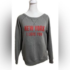 Parker Thatch Charcoal New York Sweatshirt EUC!